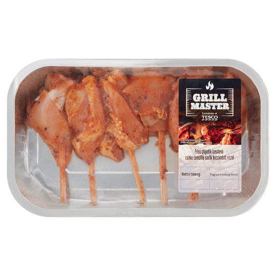 Grill Master friss chipotlé ízesítésű csirke combfilé saslik 300 g