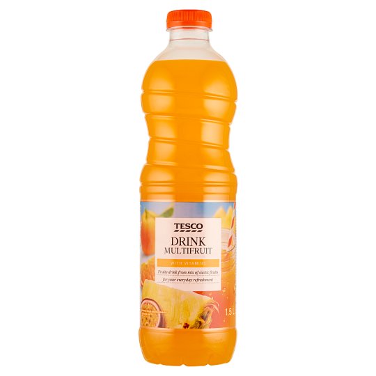 Tesco Multifruit Drink with Vitamins 1,5 l Tesco Online, Tesco From