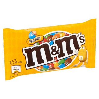 M&M's földimogyorós drazsé tejcsokoládéban cukorbevonattal 45 g