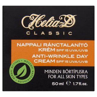 Helia-D Classic nappali ránctalanító krém minden bőrtípusra 50 ml