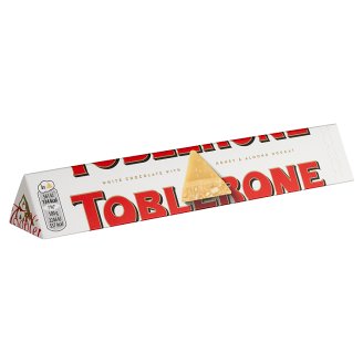 Toblerone svájci fehércsokoládé mézzel és mandulával 100 g
