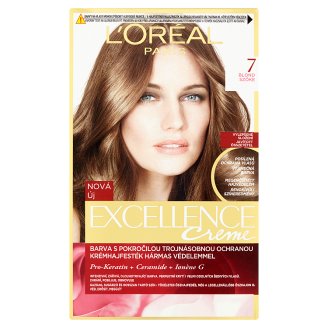 L'Oréal Paris Excellence Crème 7 szőke tartós krémhajfesték