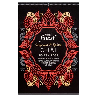 Tesco Finest fekete tea fűszerekkel 50 filter 125 g