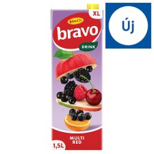 Rauch Bravo Red Multi Fruit Drink with 5 Vitamins 1,5 l