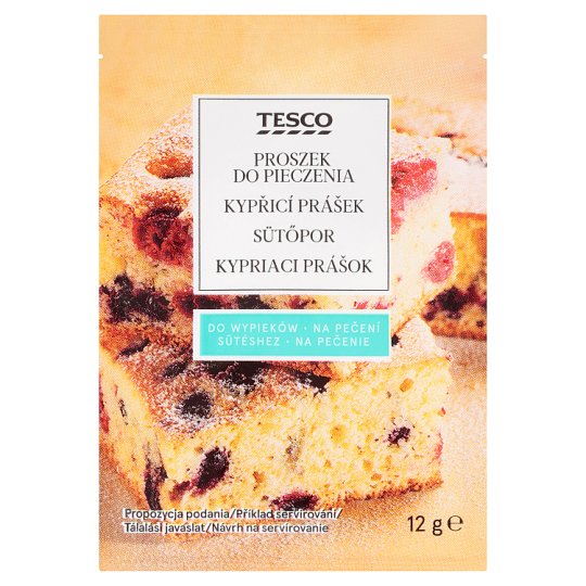 Tesco Baking Powder 12 g Tesco Online, Tesco From Home, Tesco Doboz