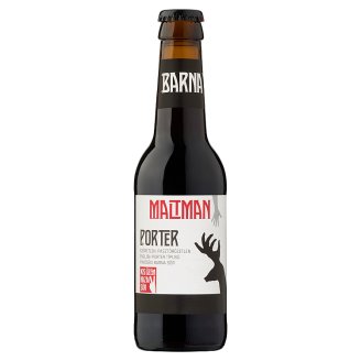 Maltman Porter Unfiltered Premium Dark Beer 5,2% 0,25 l