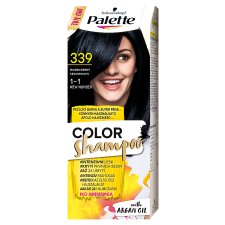 Schwarzkopf Palette Color Shampoo hajszínező 1-1 kékesfekete (339)