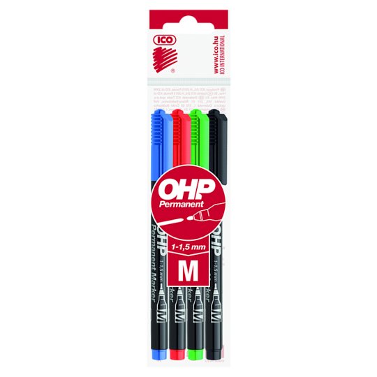 ICO OHP Permanent Marker 11,5 mm 4 pcs Tesco Online, Tesco From Home