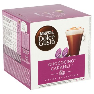 Nescafé Dolce Gusto Chococino Caramel csokoládé-karamell ízű teljes tejpor cukorral 2 x 8 db 204,8 g