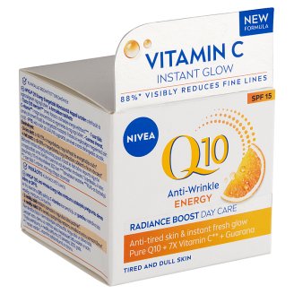 NIVEA Q10 Plus C ránctalanító energetizáló nappali arckrém SPF 15 50 ml