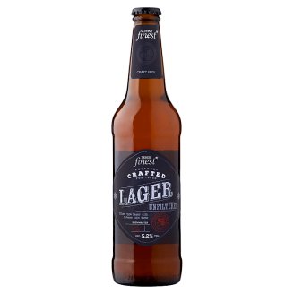 Tesco Finest Lager szűretlen világos sör 5,2% 500 ml