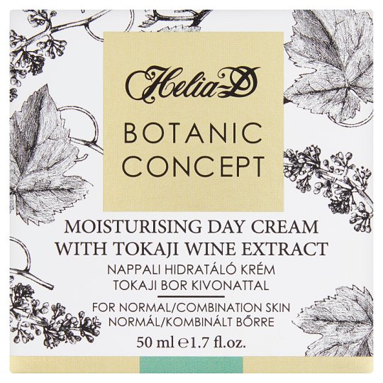 Helia-D Botanic Concept nappali hidratáló krém tokaji bor kivonattal normál/kombinált bőrre 50 ml