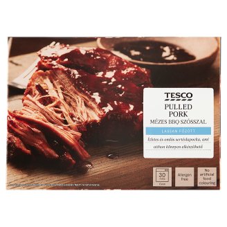 Tesco Finest Sous-Vide lassan főzött sertéslapocka fűszerezve mézes-paradicsomos szósszal 300 + 50 g