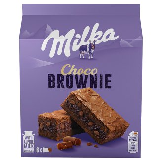 Milka sütemény csokoládéval, alpesi tejcsokoládéval és tejcsokoládé darabokkal 6 db 150 g