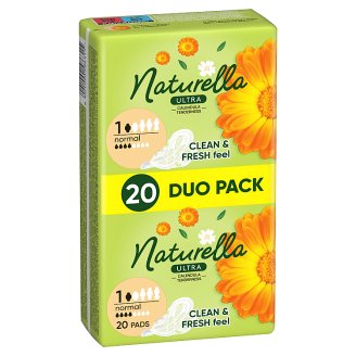 Naturella Ultra Normal Calendula Tenderness Egészségügyi Betét, 20 db