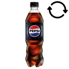 Pepsi Zero Cola Flavoured Energy-Free Carbonated Drink with Sweeteners 0,5 l