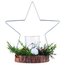 Tealight Holder Star/Tree Decoration