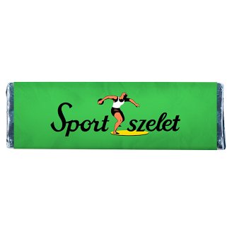 Sport étcsokoládéval mártott rumos ízű kakaós szelet 25 g