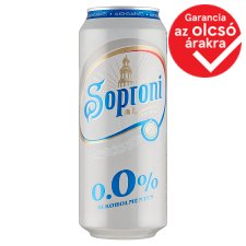 Soproni alkoholmentes világos sör 500 ml