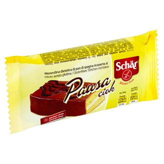 Schär gluténmentes piskótaszelet krémes töltelékkel kakaós bevonóval 35 g