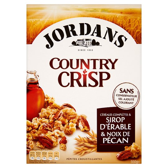 Jordans Cereal with Maple Syrup & Pecans 550 g Tesco Online, Tesco