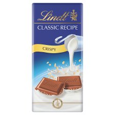 Lindt Classic Recipe Milk Chocolate with Crispy 100 g 