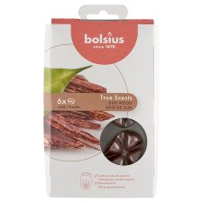 Bolsius Oud Wood illatos viasz 6 db