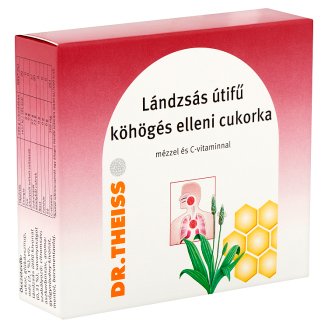 Dr.Theiss Lándzsás útifű köhögés elleni cukorka mézzel és C-vitaminnal 50 g