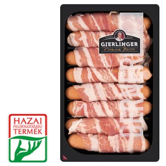 Gierlinger's Berner roppanós sajtos virsli császárszalonnába göngyölve 250 g