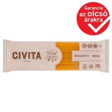 Civita Spaghetti gluténmentes kukoricatészta 450 g