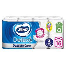 Zewa Deluxe Delicate Care Toilet Paper 3 Ply 16 Rolls