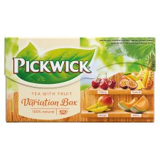 Pickwick Variation Box Assortment of 4 Flavoured Black Teas with Fruit 20 Tea Bags 30 g