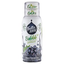 FruttaMax Bubble¹² Blackcurrant Flavoured Mixed Fruit Syrup with Sugar and Sweeteners 500 ml