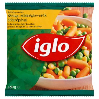 Iglo gyorsfagyasztott zsenge zöldségkeverék bébirépával 400 g