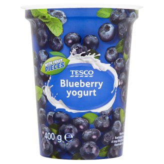 Tesco áfonyás joghurt 400 g