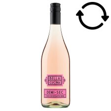 Bella Cucina Demi-Sec Semi-Dry Rosé Sparkling Wine 750 ml