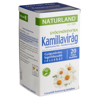 Naturland Herbal kamillavirág gyógynövénytea 20 filter 28 g