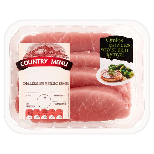 Country Menu előkészített szeletelt omlós sertéscomb csont nélkül