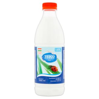 Tesco zsírszegény tej 1,5% 1000 ml