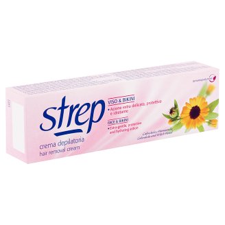 Strep szőrtelenítő krém arcra és bikinivonalra 75 ml