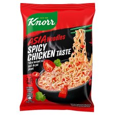 Knorr Asia Noodles ázsiai jellegű instant tésztaleves csípős csirke ízesítéssel 73 g