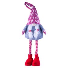 Plush Elf Red/Silver with Telescopic Legs