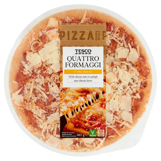 Tesco Quattro Formaggi Pizza 380 g Tesco Online, Tesco From Home
