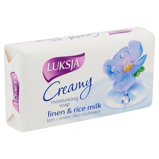 Luksja Creamy Linen & Rice Milk szappan 90 g