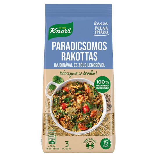 Knorr Tomato Casserole Base with Buckwheat and Green Lentils 150 g