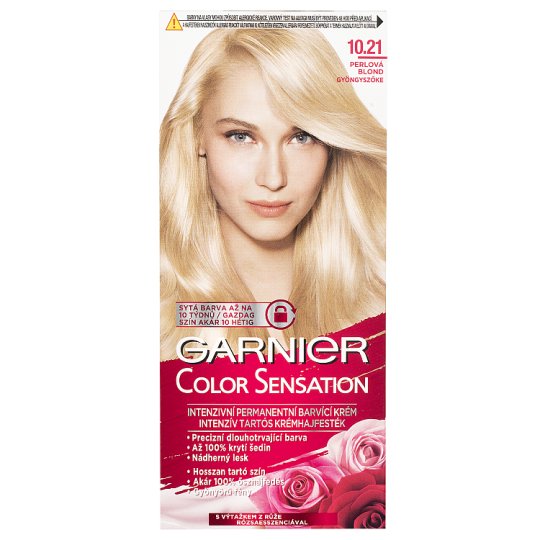 Color Sensation permanent hair color, 10 .21 Delicate Pearly Blonde