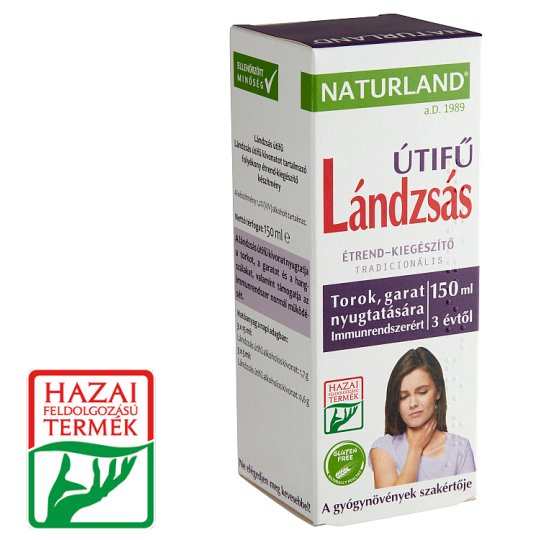 Naturland Vitalstar lándzsás útifű folyékony étrend-kiegészítő készítmény 150 ml