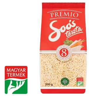 Soós Premio betű házi jellegű 8 tojásos száraztészta 200 g