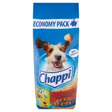 Chappi teljes értékű száraz eledel felnőtt kutyák számára marhával, baromfival, zöldégekkel 13,5 kg
