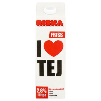 Riska I Love friss tej 2,8% 1 l
